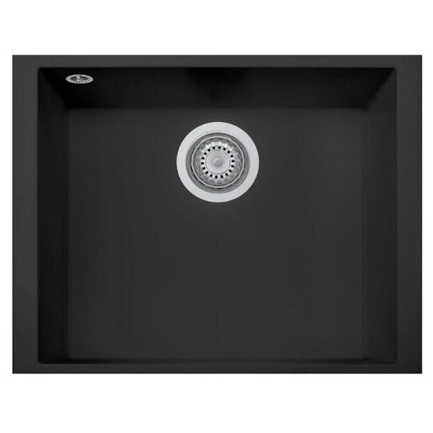 Virtuvės plautuvė PLADOS ONE ON5610, montuojama po stalvir&scaron;iu, juoda matinė, ON5610ST-70