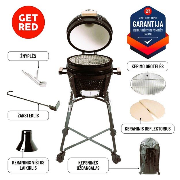 Kamado GET RED 16`/40cm 1