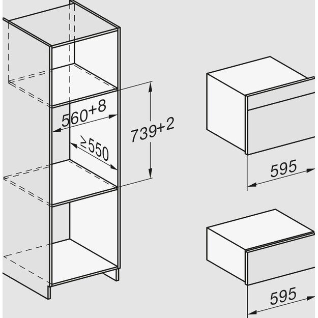 Įmontuojama garinė orkaitė Miele DG 7240 11106390 2