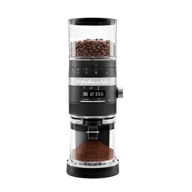 Kavamalė KitchenAid 5KCG8433EBM, juoda matinė
