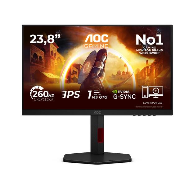 LCD Monitor|AOC|23.8  |1920 x 1080 pixels|Full HD|Native aspect ratio 16:9|LED|Flat|24G4ZR
