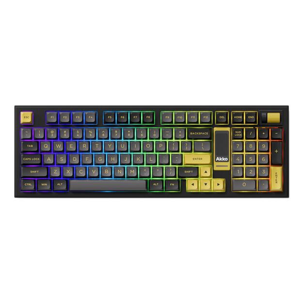 KEYBOARD WRL 5098B PLUS/BLACK/GOLD 6925758630917 AKKO