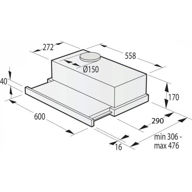 Gartraukis GORENJE TH60E3B 3