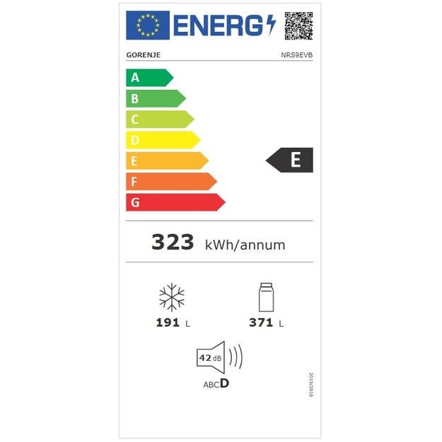 Šaldytuvas GORENJE NRS9EVB