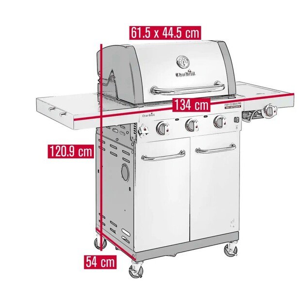 Dujinis grilis Char-Broil Professional Pro S 3