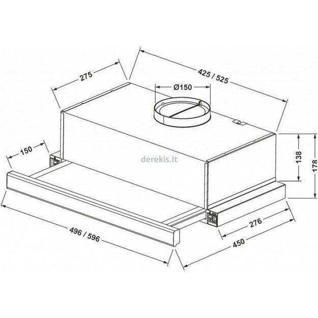 Gartraukis ELEYUS TLS L 14 200 60 BL+BL (Storm G 960 60 BL LED)