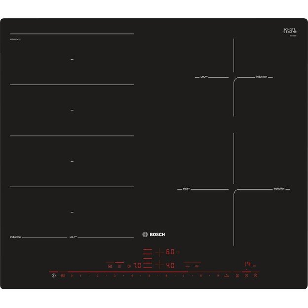 Indukcinė kaitlentė BOSCH PXE601DC1E