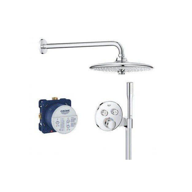 Potinkinis termostatinis dušo komplektas Grohe Grohtherm SmartControl Euphoria 260, 34744000