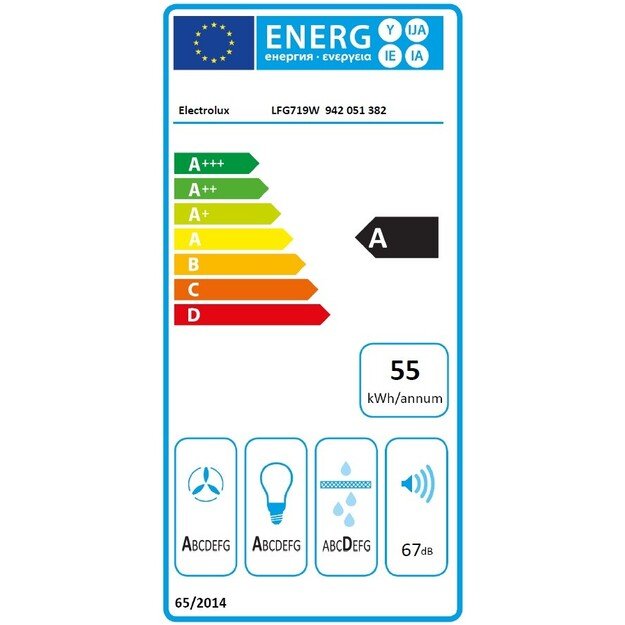 Įmontuojamas gartraukis Electrolux LFG719W