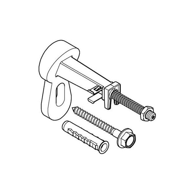 Potinkinio bakelio tvirtinimas Grohe RAPID SL SLIM 39699000