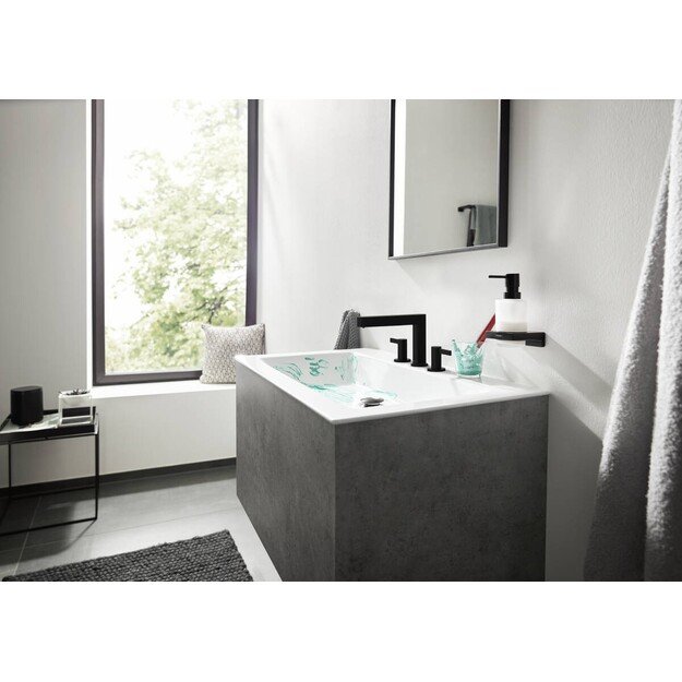 Skysto muilo dozatorius Hansgrohe AddStoris 41745670, juodas matinis