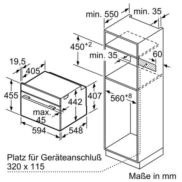 Orkaitė Siemens CM976GMB1