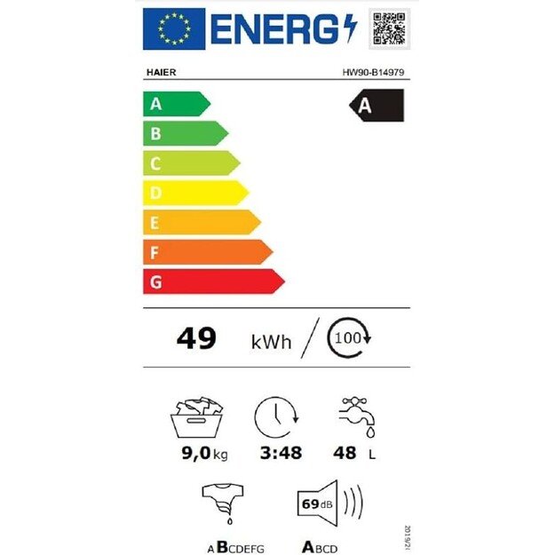 Skalbimo mašina Haier 4 HW90-B14979-S