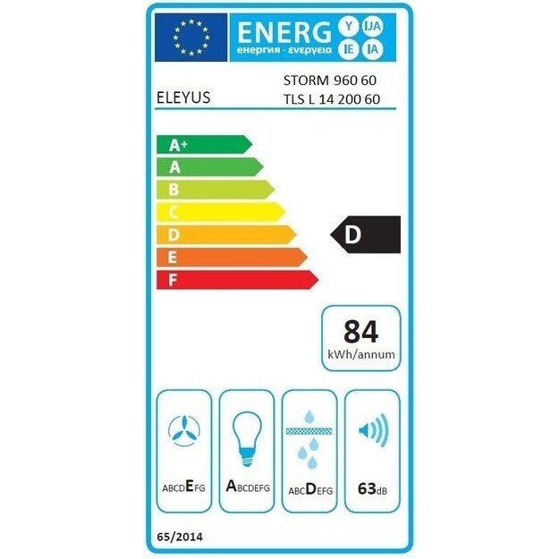 Gartraukis Eleyus Storm 960 LED (TLS L 14 200 60 BL)