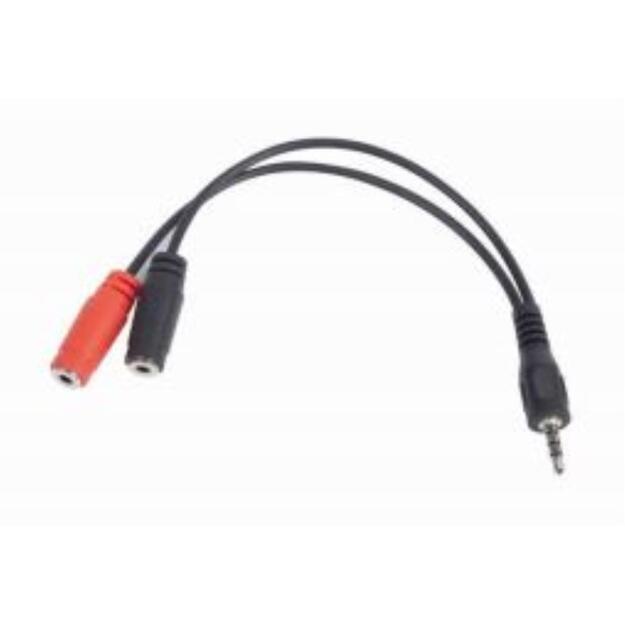 CABLE AUDIO 3.5MM 4-PIN TO/3.5MM S+MIC CCA-417 GEMBIRD