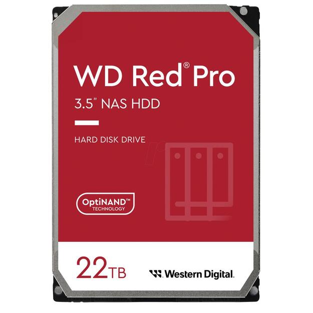 HDD|WESTERN DIGITAL|Red Pro|22TB|SATA|512 MB|7200 rpm|3,5 |WD221KFGX