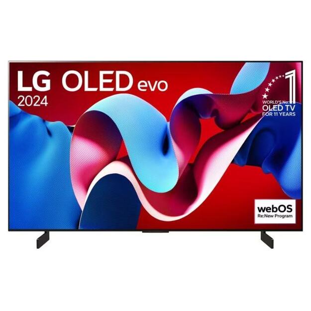 TV Set|LG|42 |OLED/4K/Smart|3840x2160|Wireless LAN|Bluetooth|webOS|Black|OLED42C41LA