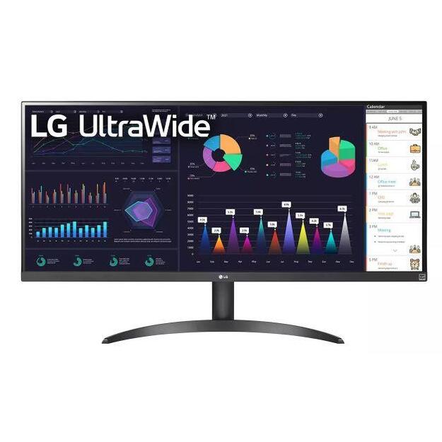 LCD Monitor|LG|34WQ500-B|34 |Business/21 : 9|Panel IPS|2560x1080|21:9|100hz|Matte|5 ms|Tilt|Colour Black|34WQ500-B