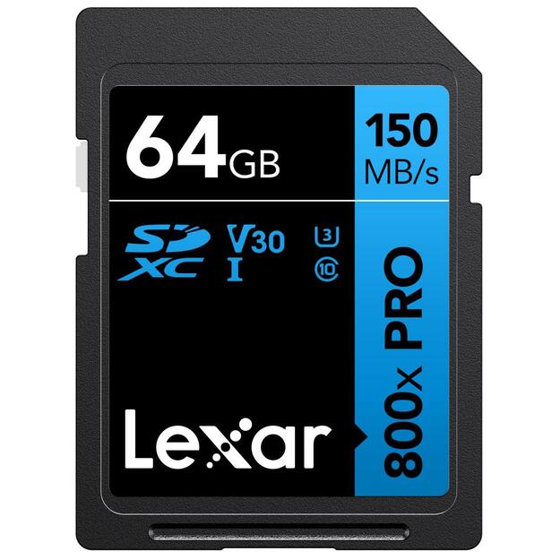 MEMORY SDXC 64GB UHS-I/LSD0800P064G-BNNNG LEXAR