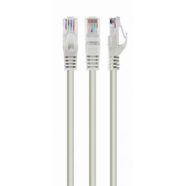 PATCH CABLE CAT6 UTP 0.25M/GREY PP6U-0.25M GEMBIRD