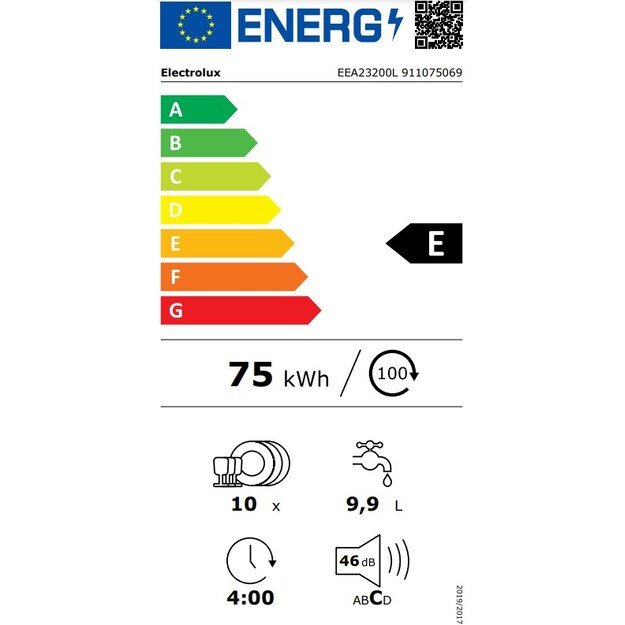 Indaplovė Electrolux EEA23200L