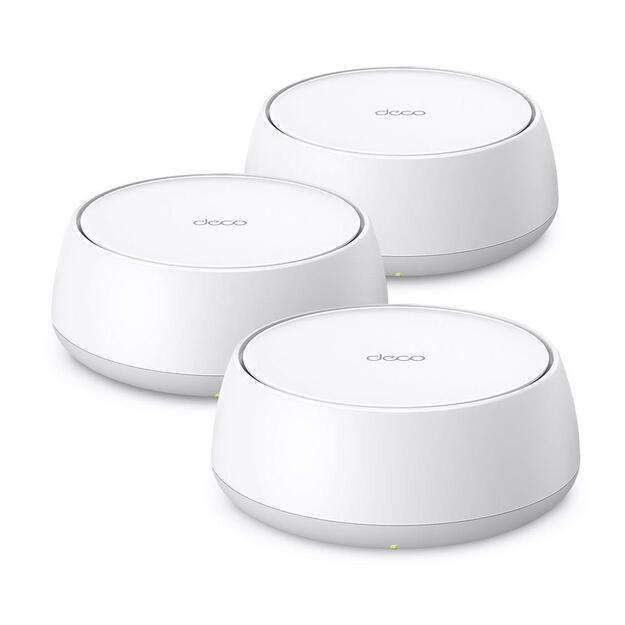 Wireless Router|TP-LINK|Wireless Router|3-pack|5000 Mbps|Mesh|Wi-Fi 7|2x2.5GbE|LAN \ WAN ports 2|Number of antennas 4|DECOBE25(3-PACK)