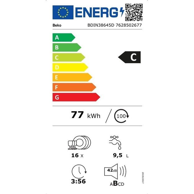 Indaplovė Beko DIN38645D