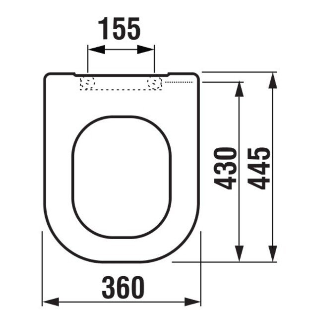 Unitazo dangtis Deep 93611-300063