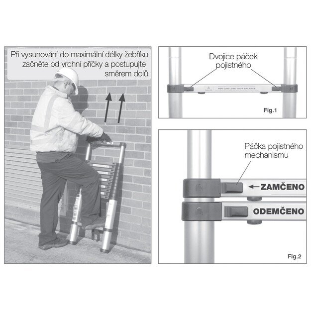 Teleskopinės kopečios  G21 6390402 GA-TZ9+11-3,2M 8