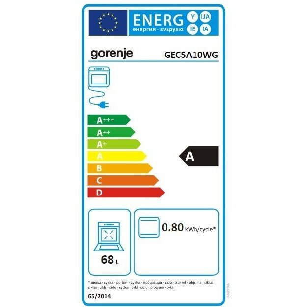 Elektrinė viryklė Gorenje GEC5A10WG 8