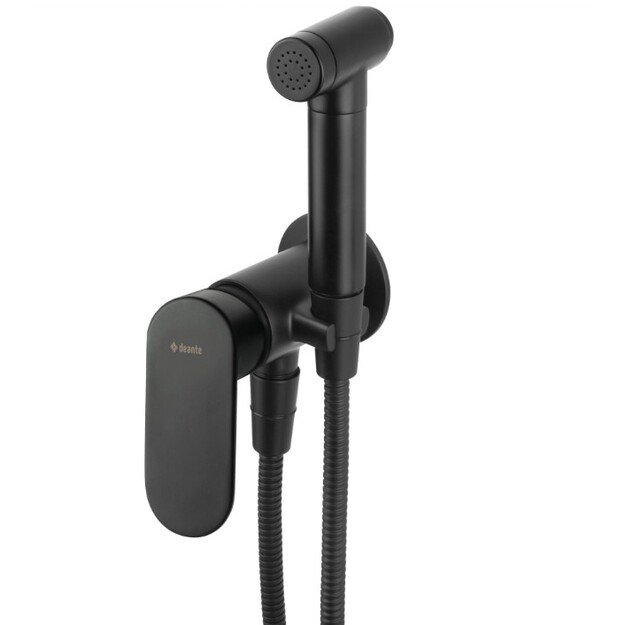 Potinkinis bidė dušelio komplektas Deante Alpinia BGA_N34M, Nero