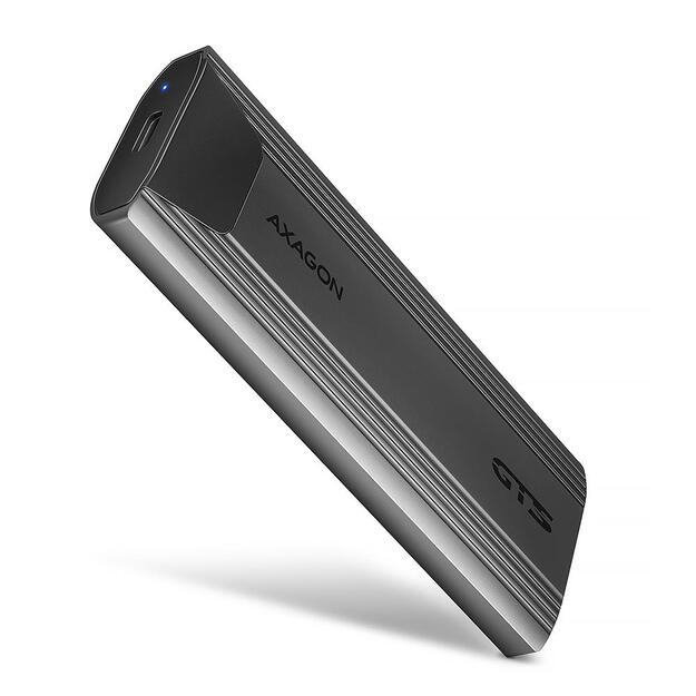 SSD ACC ENCLOSURE M.2 NVME/SATA USB-C EEM2-GTS2 AXAGON