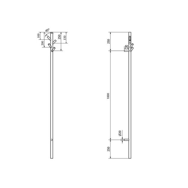 Elektrinė rank&scaron;luosčių kabykla Sapho Pasador ER175V 1