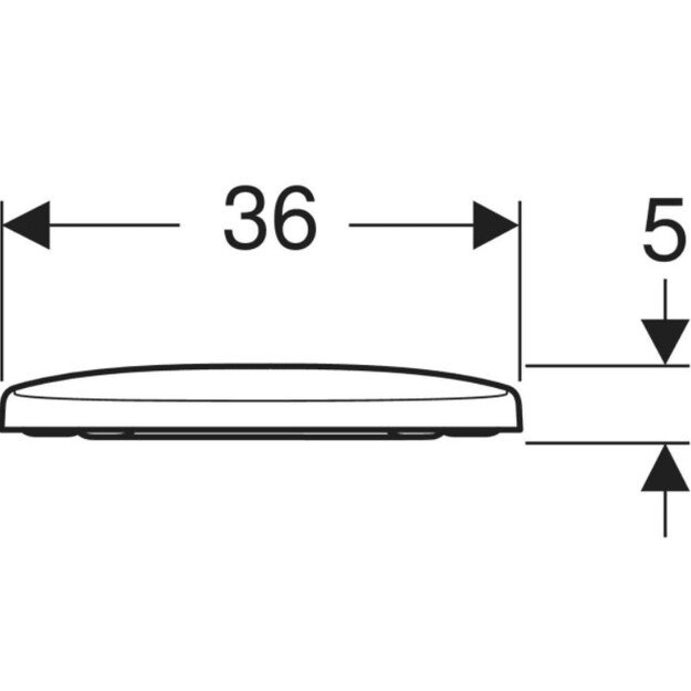 Lėtai nusileidžiantis klozeto dangtis Geberit Selnova 500.335.01.1 2
