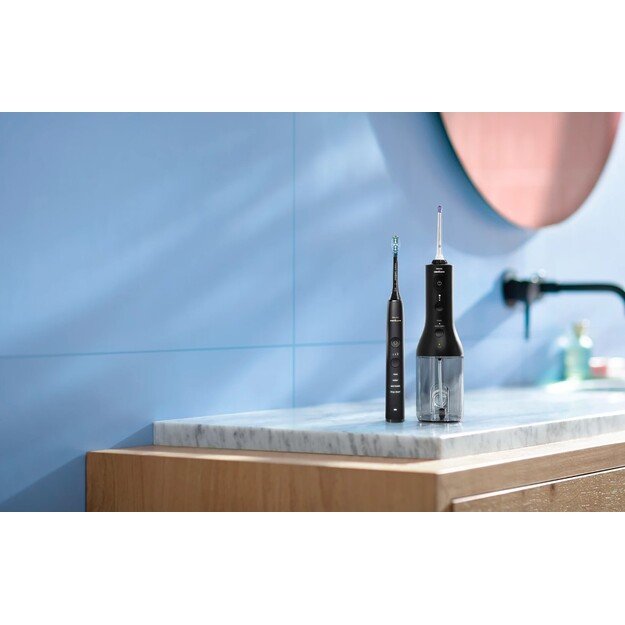 Irigatorius + elektrinis dantų šepetėlis Philips HX3886/43 4