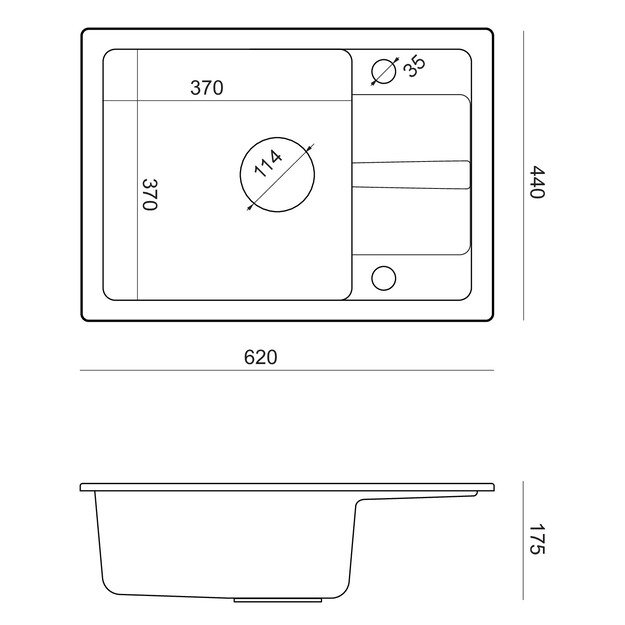 Plautuvė su maišytuvu ir dozatoriumi Quadron READY SMART, TQ6244RSBEZ, smėlio 3