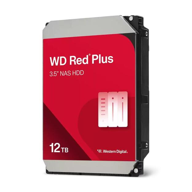 HDD|WESTERN DIGITAL|Red Plus|12TB|SATA|512 MB|7200 rpm|3,5 |WD120EFGX