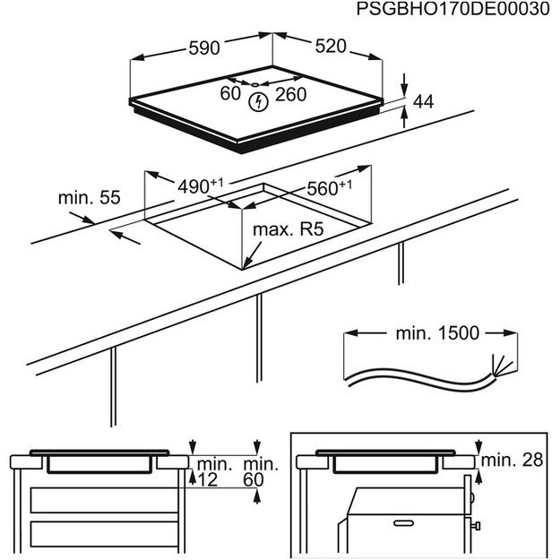 Kaitlentė ELECTROLUX CIV634 4