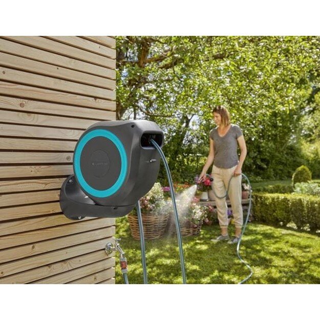 Prie sienos tvirtinama žarnos ritė Gardena  RollUp S  18600-20, 970472701 4