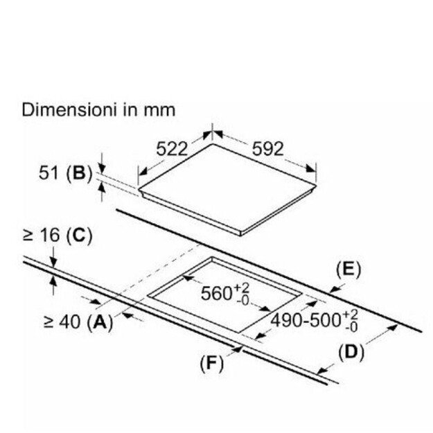 Įmontuojama indukcinė kaitlentė Bosch PUG611AA5E 1