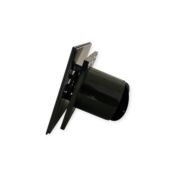 Ventiliatorius Vlano EOS 125 H BK, su juodu stiklu ir drėgmės jutikliu, 125 mm 4