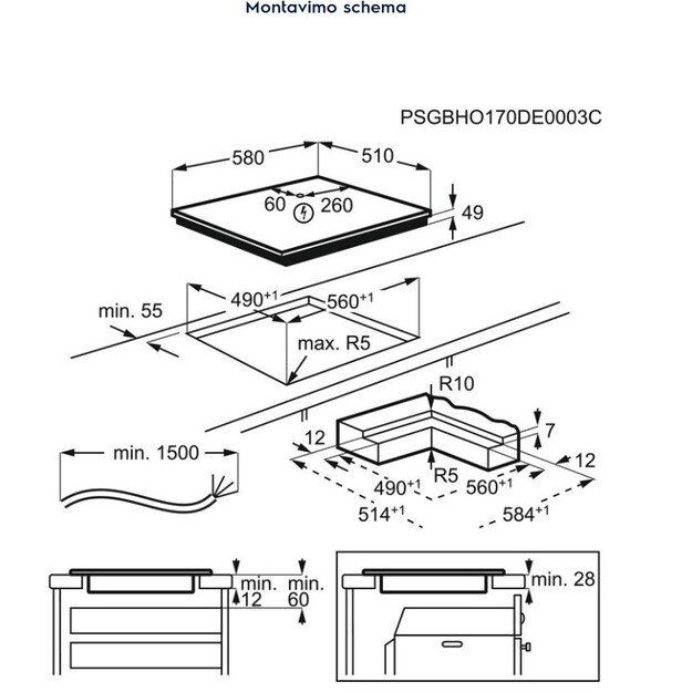 Kaitlentė Electrolux KIV634I 2