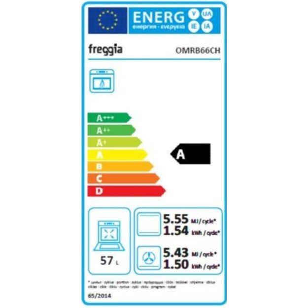 Retro dujinė orkaitė FREGGIA OMRB66CH 4