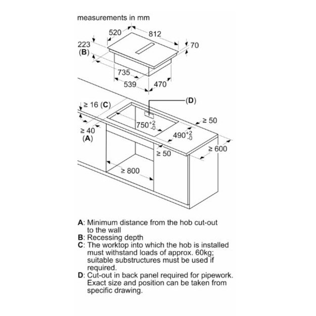 Indukcinė kaitlentė su integruotu gartraukiu Siemens EX875LX57E 8