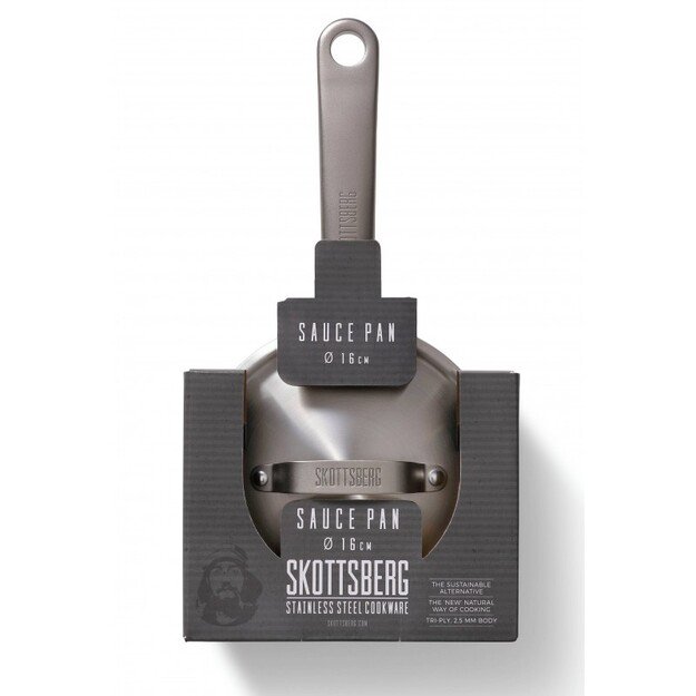 Nerūdijančio plieno puodas su rankena Skottsberg 16 cm 1