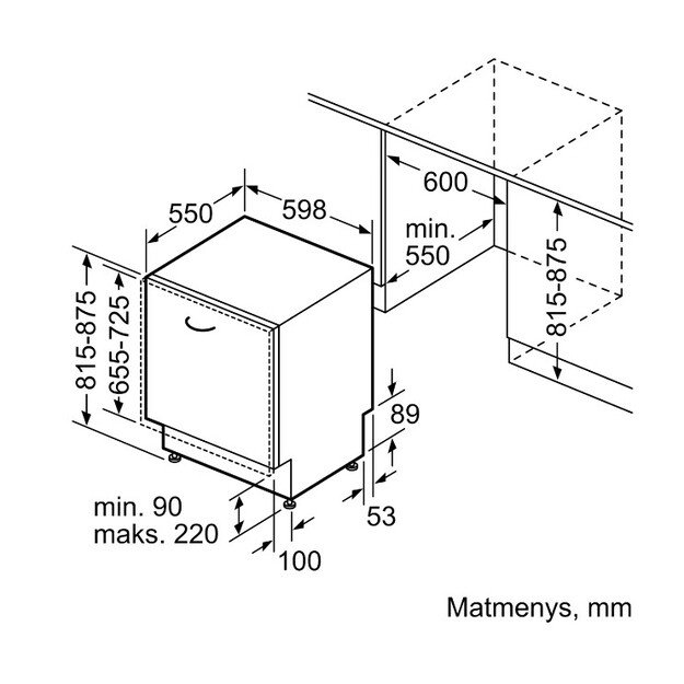 Indaplovė Bosch SMD6ZC804E 3