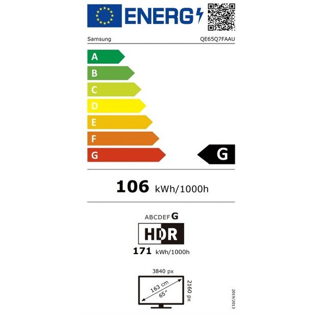 QLED Televizorius Samsung QE65Q7FAAUXXH 2