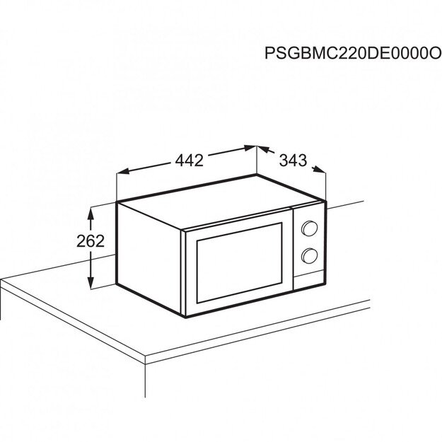 Mikrobangų krosnelė Electrolux EMZ421MMTI 1