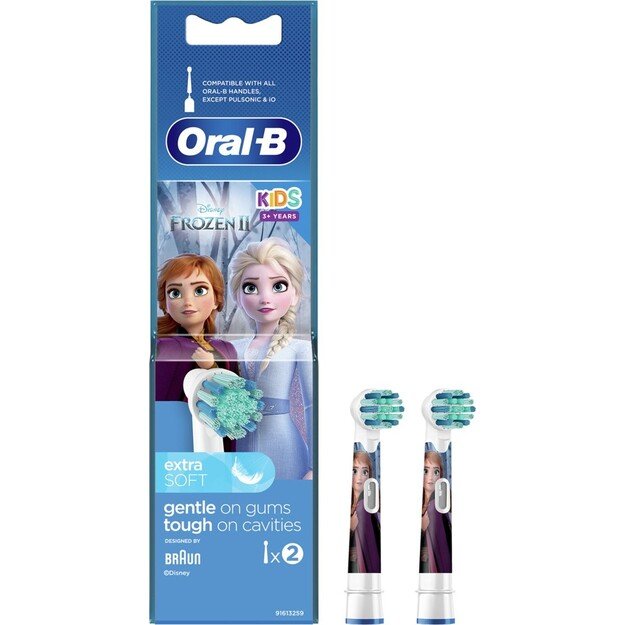 Dantų šepetėlių antgaliai Oral-B Kids Frozen 2 vnt