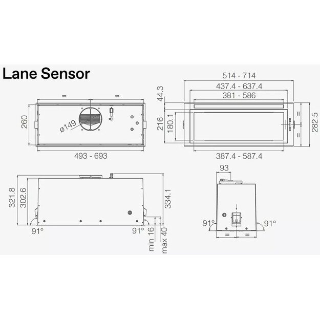 Gartraukis ELICA PRF0188480A LANE SENSOR @ BL MAT/A/72 2